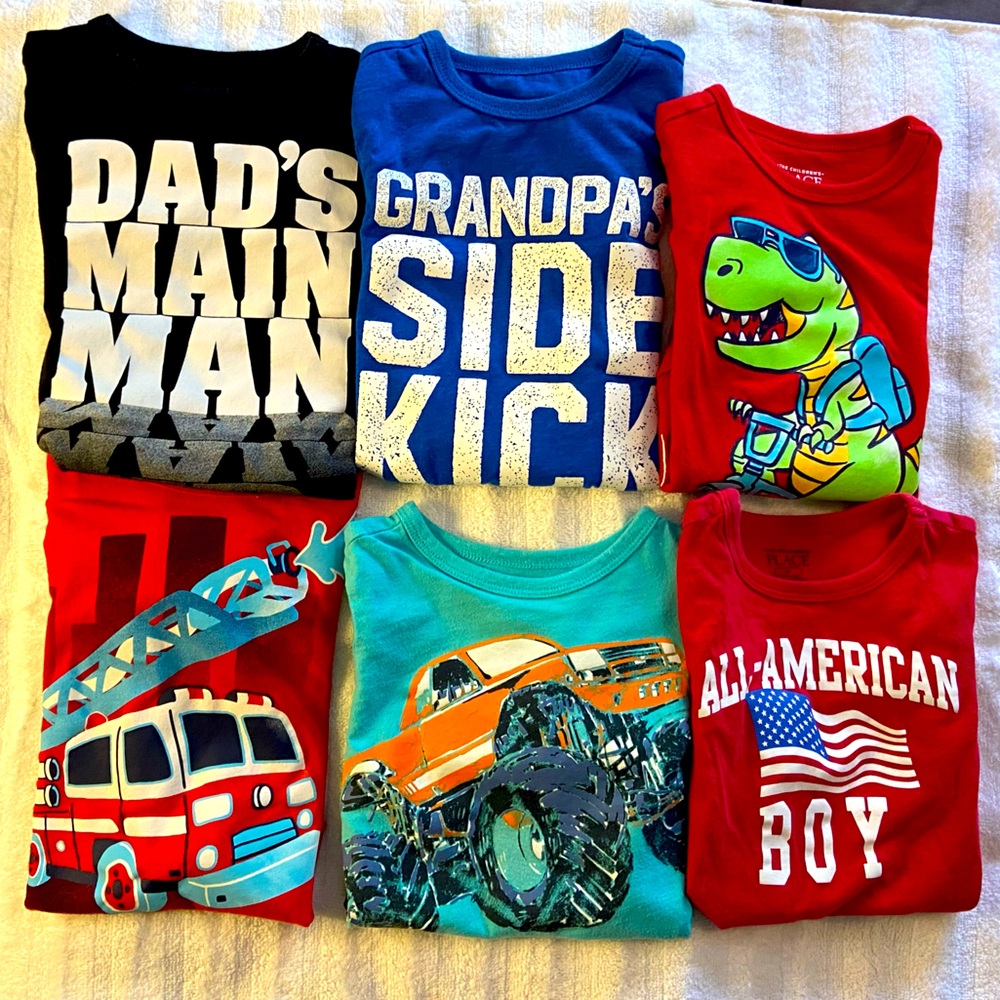 Lot of 6 size 2T Children’s Place t shirts